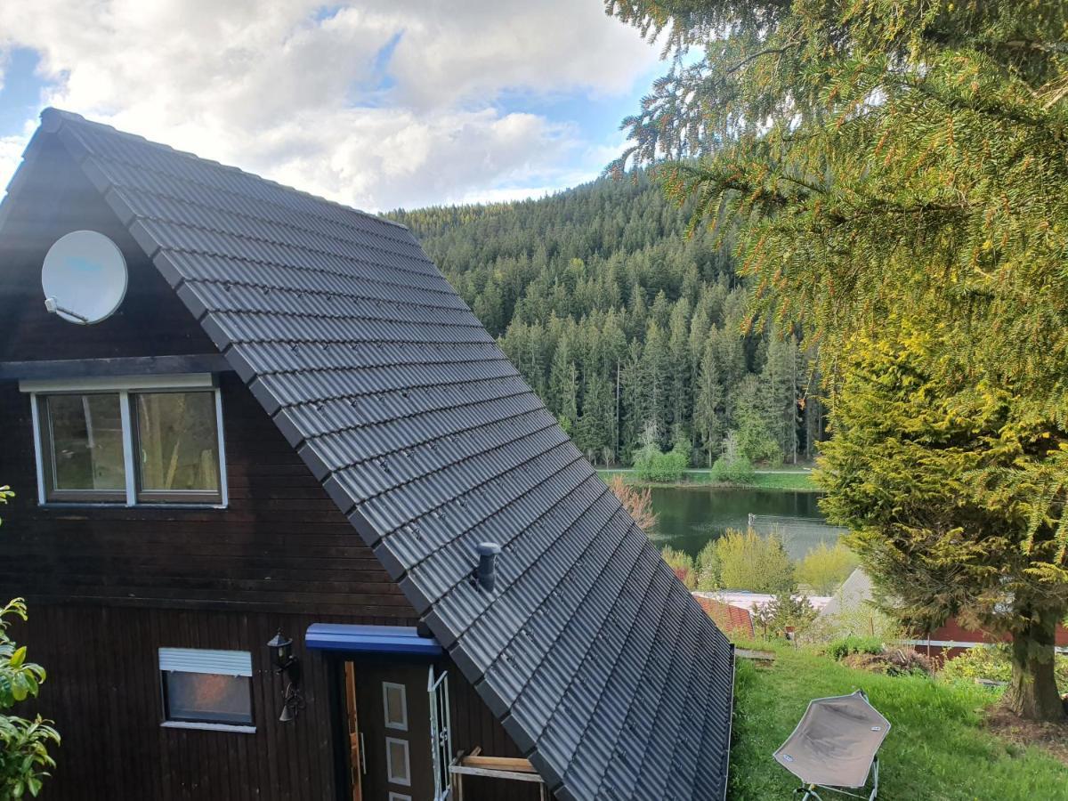 Haus Adler - Komplettes Ferienhaus Am Badesee Erzgrube Exteriér fotografie